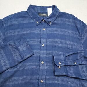NWT BANANA REPUBLIC MEN'S Untucked Flannel Shirt Size XXL